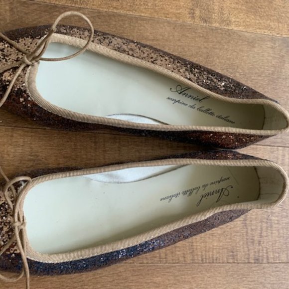 Classic glitter Anniel ballerinas, Size 7 - Picture 2 of 7